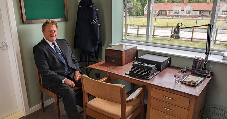 Councillor John Shuttleworth who, as the son of a police officer, grew up in one of the police houses replicated by the museum.